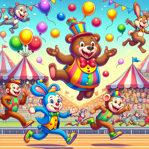 Joyful Animal Carnival Diamond Painting