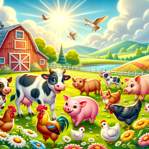 Lively Farmyard Fun Paint By Diamonds