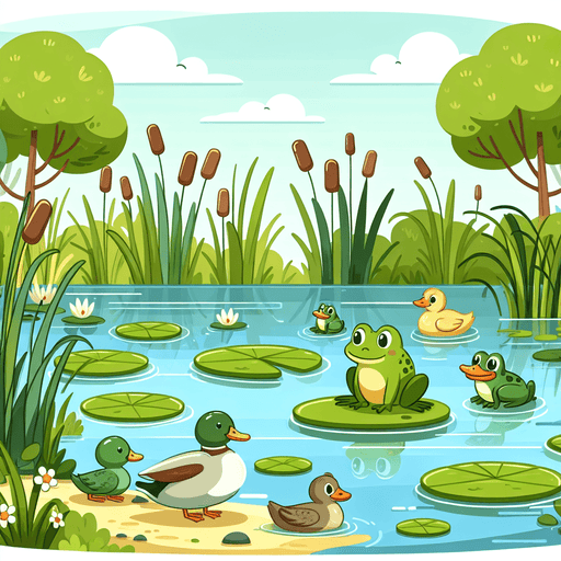 Pond Life Exploration Diamond Painting