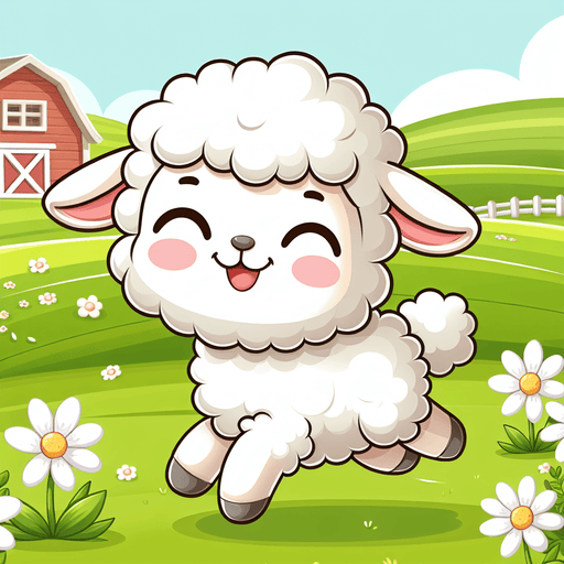 Frolicking Lamb Paint By Diamonds Art