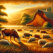 Delightful Farm Scene Paint By Color