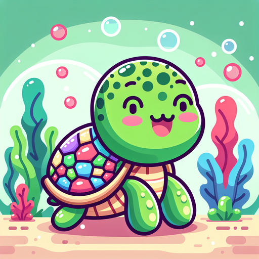 Cheery Turtle Painting Diamond Kit