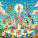 Magical Fairy Tale Scene Painting Diamond Kit