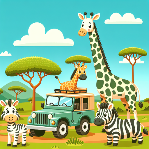 Friendly Neighborhood Safari DIY Paint By Diamonds