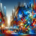 Urban Graffiti Burst Paint By Diamonds Art
