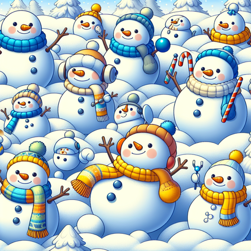 Magical Snowman World Paint By Diamonds Kits