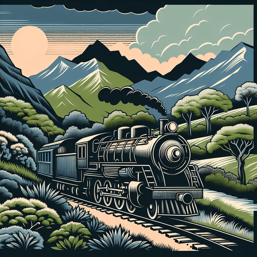 Train Journey Nostalgia Paint By Diamonds