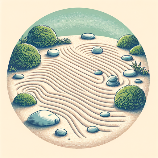 Peaceful Zen Garden Paint By Diamonds Art