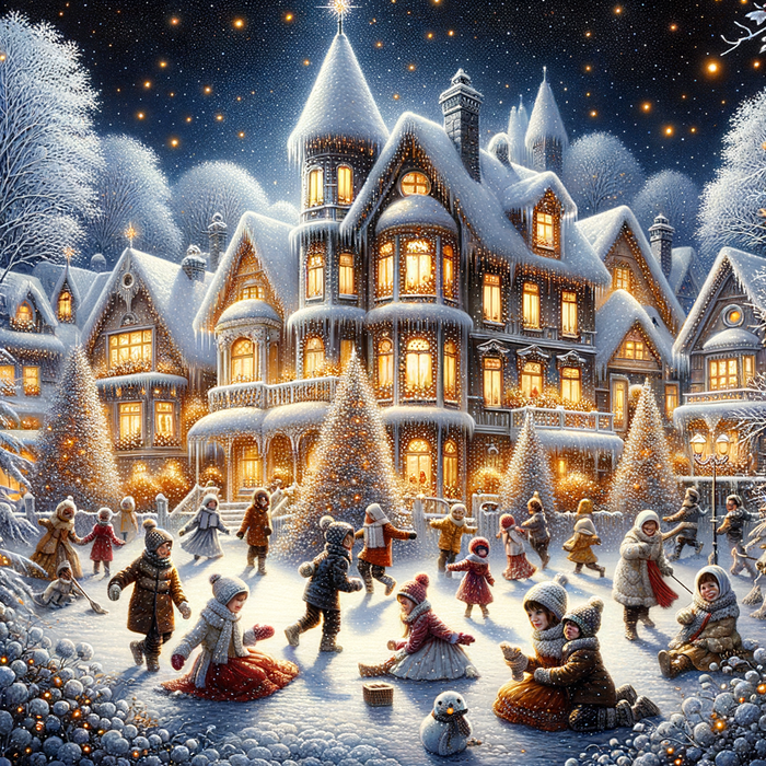 Christmas Wonderland Spectacle Diamonded Painting Kits