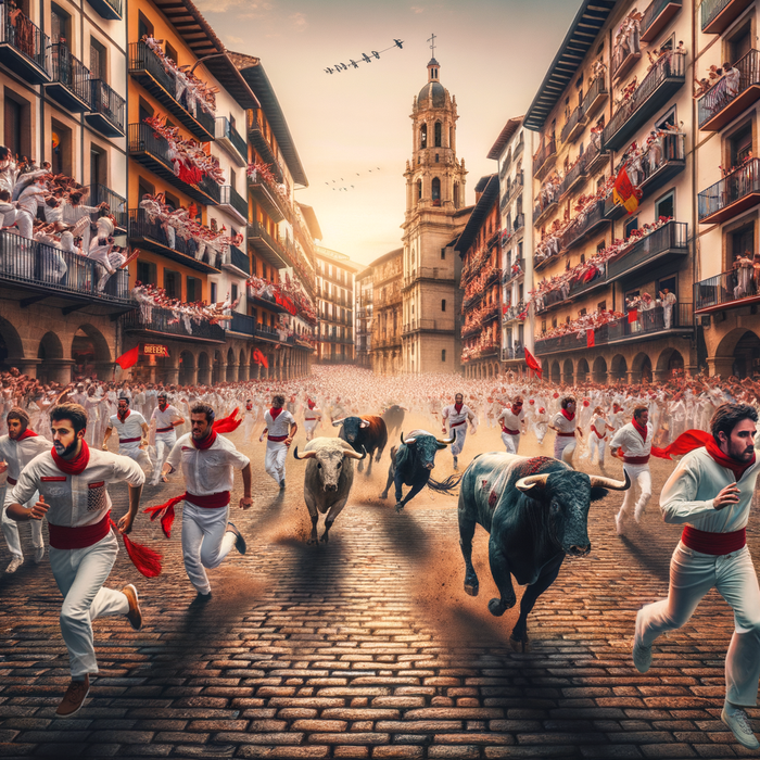 San Fermín - Pamplona Painting By Diamonds Kit