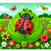 Garden Adventure With Curious Critters Painting By Diamonds Kit