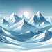 Snowy Mountain Majesty Diamond Painting