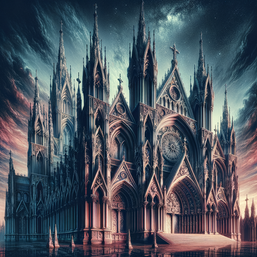 Gothic Architectural Wonders Paint By Diamonds Kits