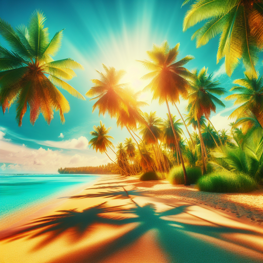 Sunkissed Tropical Paradise Painting Diamond Kit