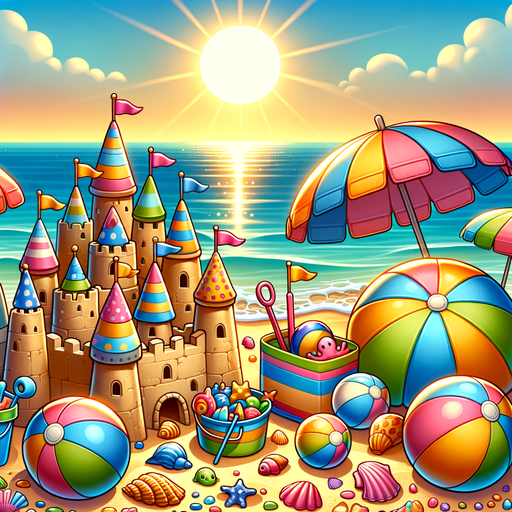 Seaside Sandcastle Build Paint By Color