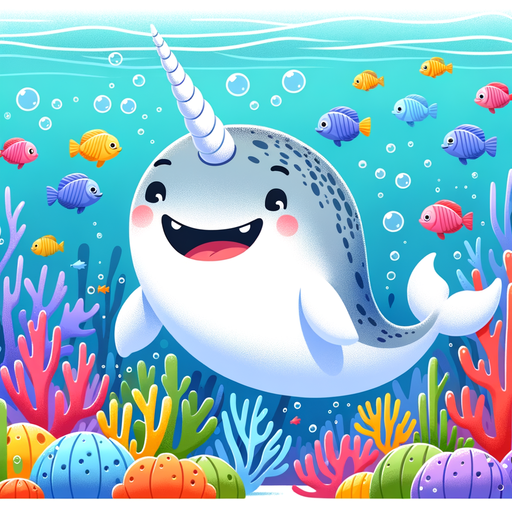 Nifty Narwhal Adventure Paint By Color