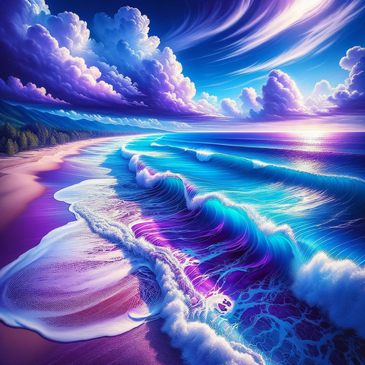 Enchanted Ocean Waves Diamond Painting