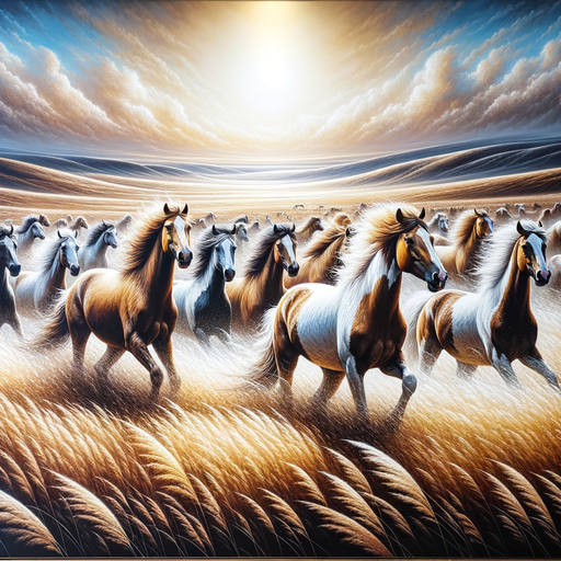 Majestic Wild Horses Paint By Diamonds Art