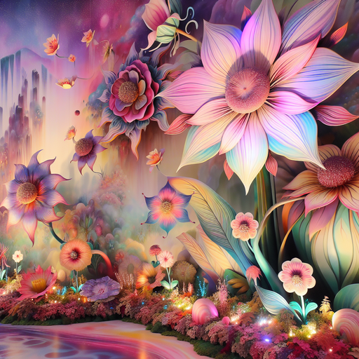 Dreamy Floral Fantasy Diamonded Painting Kits