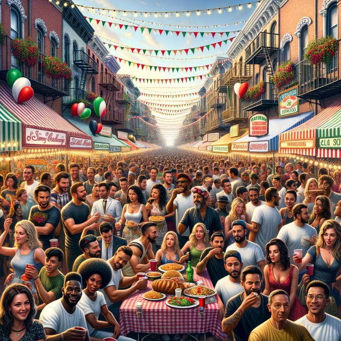 Festa Di San Gennaro - New York Painting By Diamonds Kit