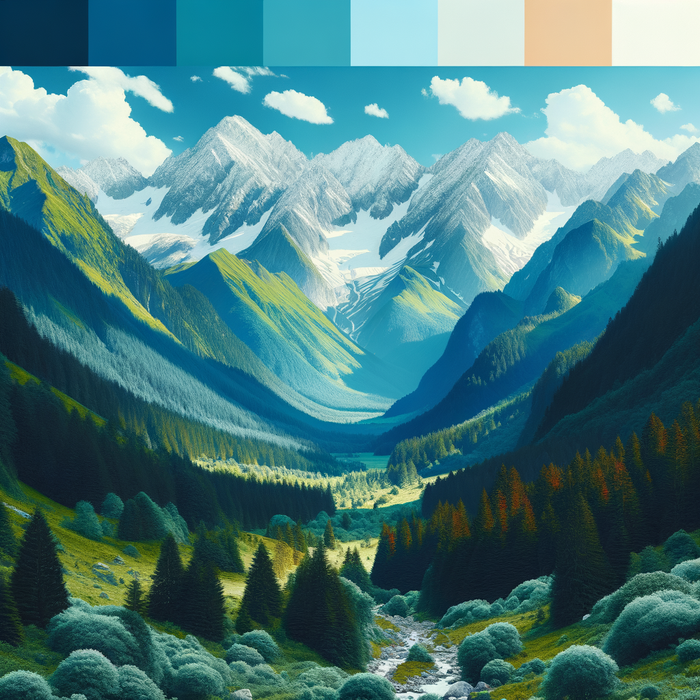 Peaceful Mountains DIY Paint By Diamonds