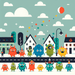 Friendly Monster Parade DIY Paint By Diamonds
