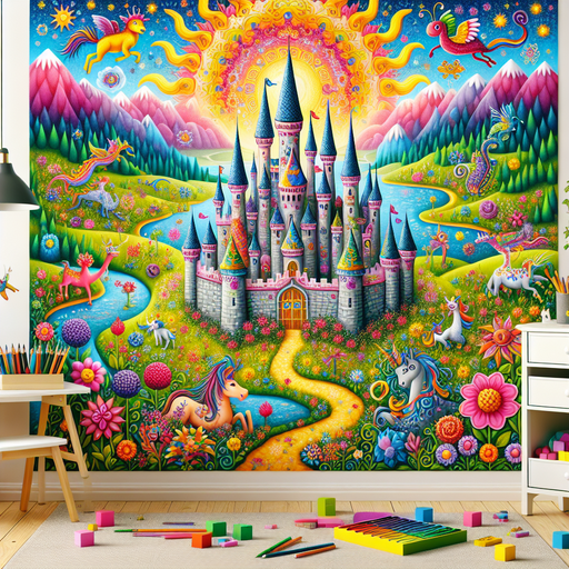 Fantasy Castle Escape Paint By Diamonds Kits