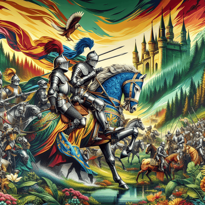 Medieval Knights' Quest Paint By Diamonds