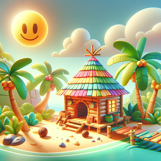 Tropical Tiki Painting Diamond Kit