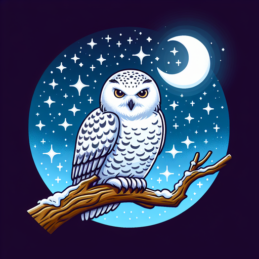 Snowy Owl Nightwatch Paint By Diamond