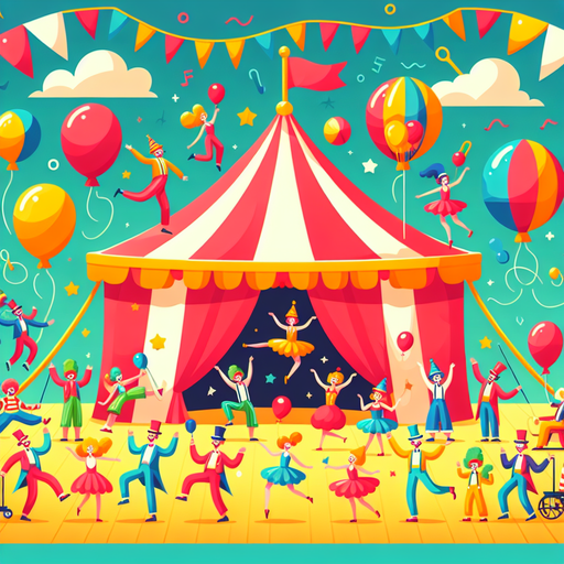 Circus Carnival Extravaganza Paint By Diamonds