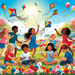 Bright Summer Fun Painting Diamond Kit
