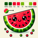 Wonderous Watermelon DIY Paint By Diamonds