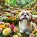 Dazzling Shih Tzu Delight Painting Diamond Kit