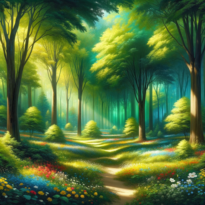 Mystical Forest Glade 5D DIY Paint By Diamond Kit