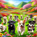 Playful Puppy Adventure Diamonded Painting Kits