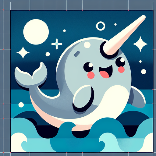 Nautical Narwhal Nonsense DIY Paint By Diamonds