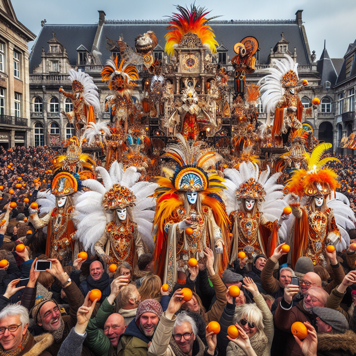 The Carnival Of Binche - Belgium Painting Diamond Kit