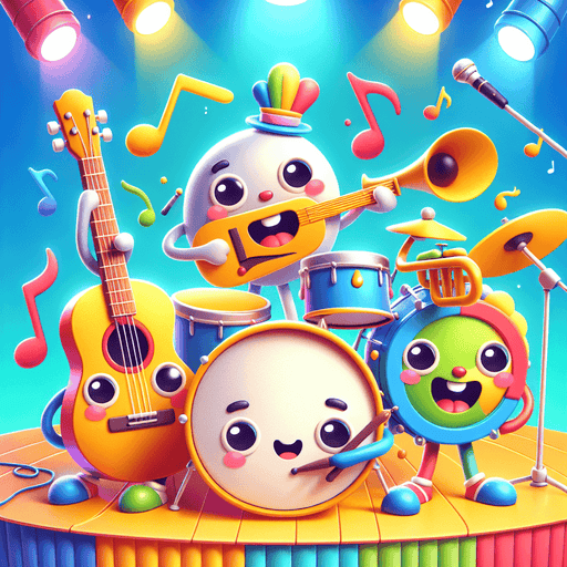 Merry Musical Friends Painting By Diamonds Kit