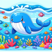 Wacky Whale Wonders Paint By Diamond