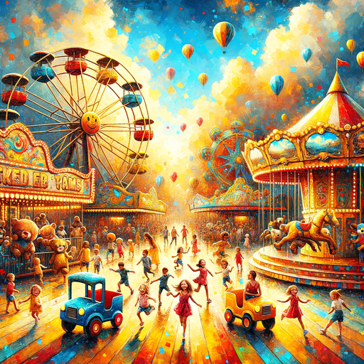 Joyful Carnival Festivities Paint By Diamonds Art