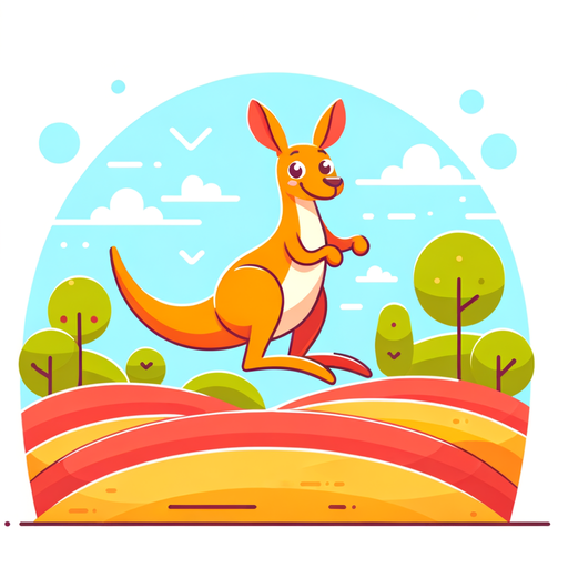 Hopping Kangaroo Joyride Paint By Diamonds