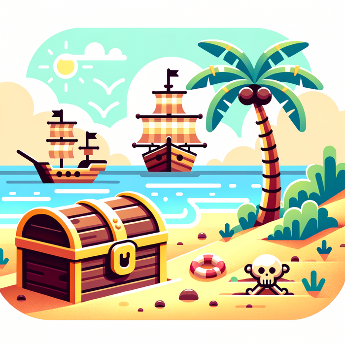 Secret Pirate Island Paint By Diamond