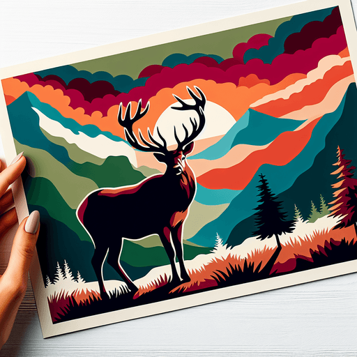 Majestic Elk Journey Paint By Diamonds Art