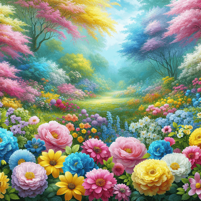 Blossoming Spring Painting Diamond Kit