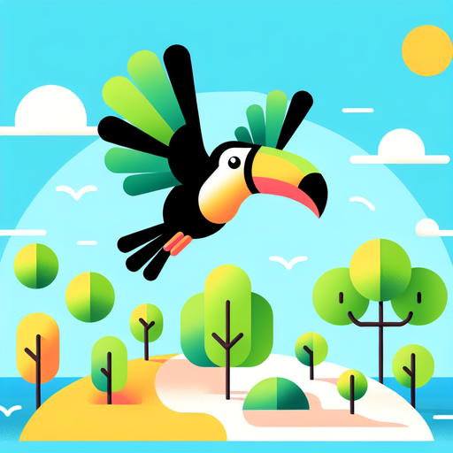 Tropical Toucan's Island Journey Paint By Diamond