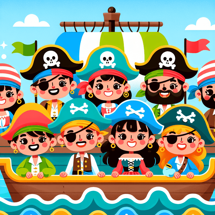 Friendly Pirate Crew Paint By Diamonds Art