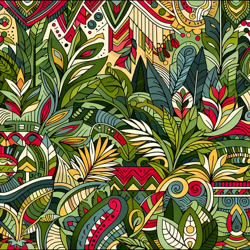 Tribal Jungle Journey Painting Diamond Kit