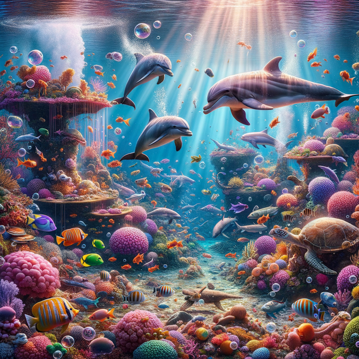 Whimsical Underwater World 5D DIY Paint By Diamond Kit