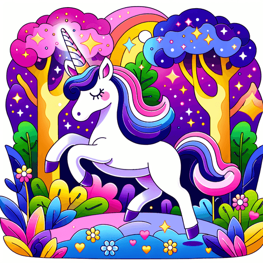 Sparkling Unicorn Adventure Painting By Diamonds Kit